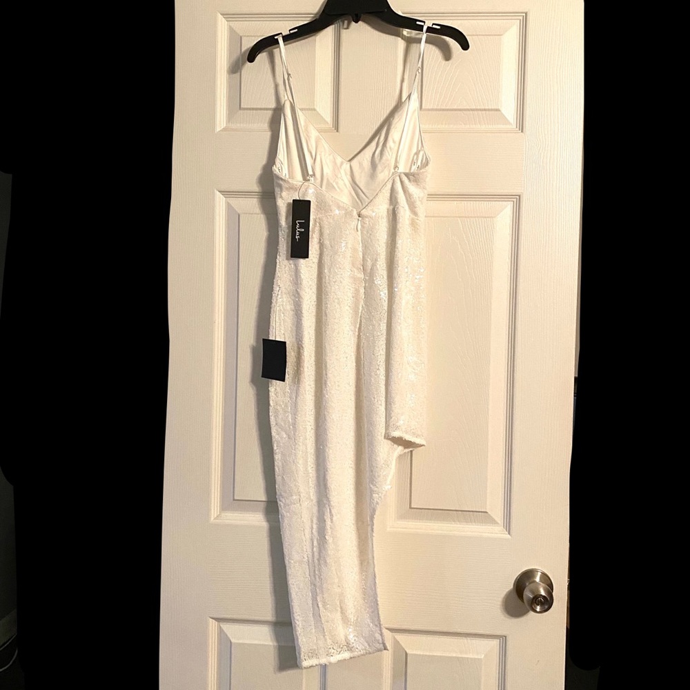 White Sequin Lulu’s Dress - Picture 4 of 6